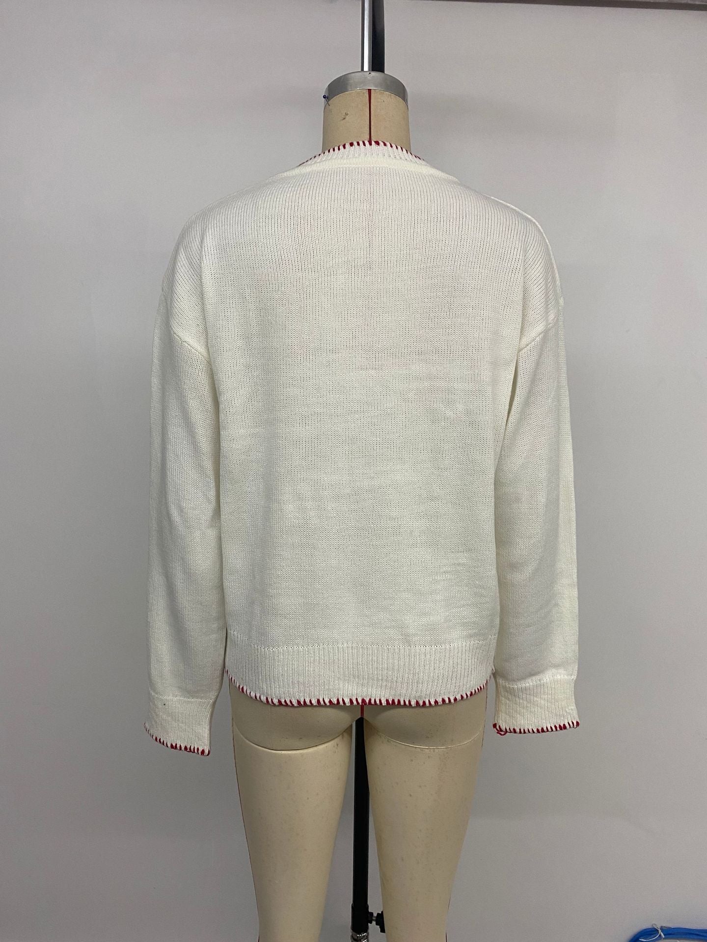 Long Sleeve Crew Neck Valentine's Day Sweater