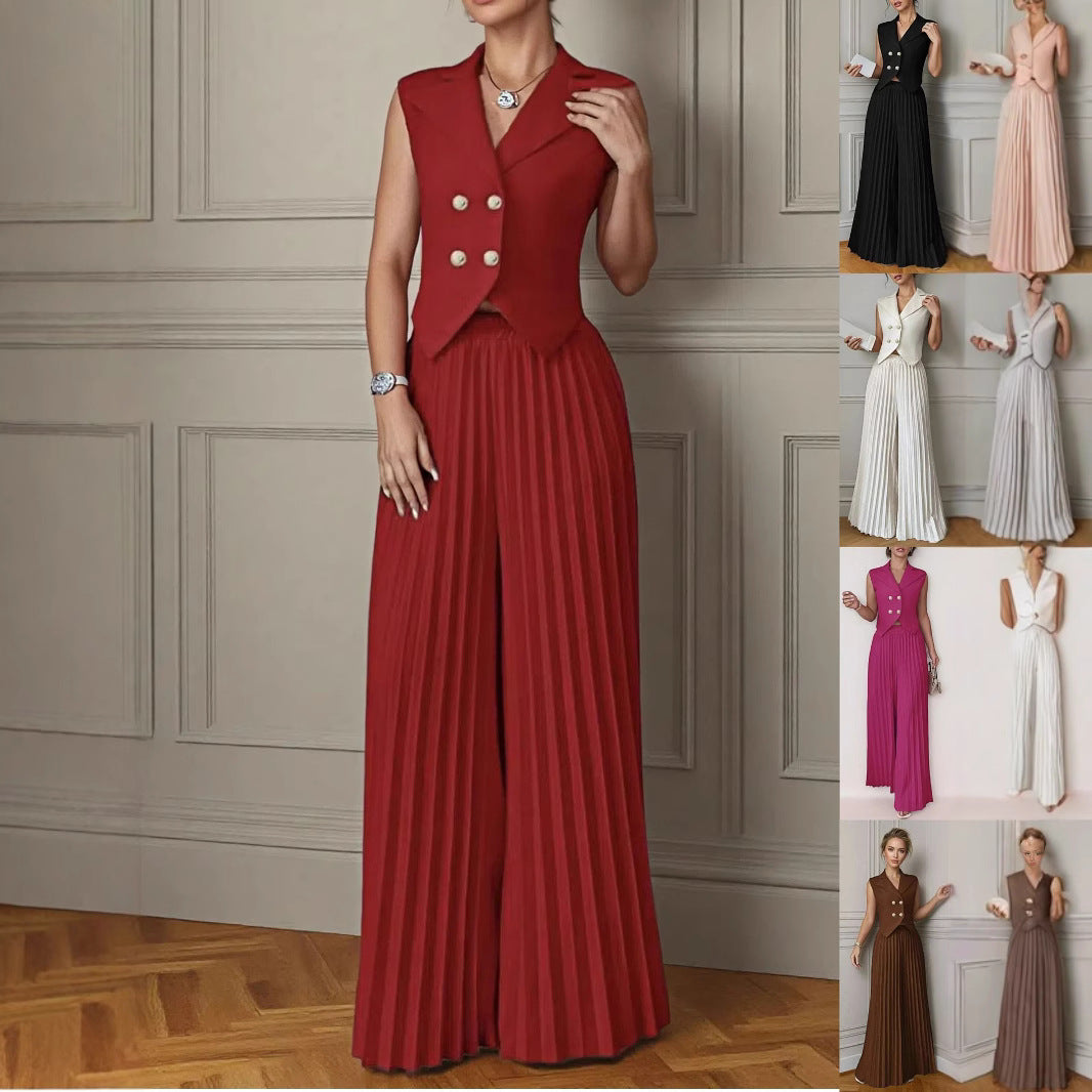 Vest Pants Two-piece Trousers Suit Women