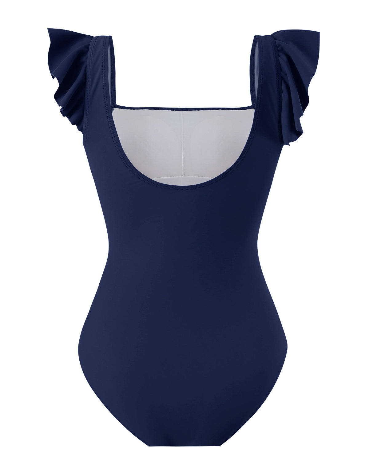 Swimsuit Sexy Removable Cup Ruffle One-Piece Swimsuit