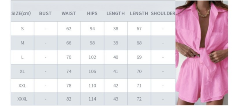 Women's Casual Solid Color Ruffle Shirt Shorts Set